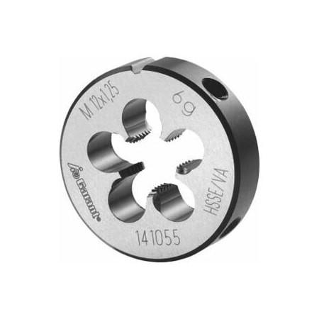 Garant M12X1.25 HSS-E Round Die, Closed/Pre-Slit Form 141055 12X1,25